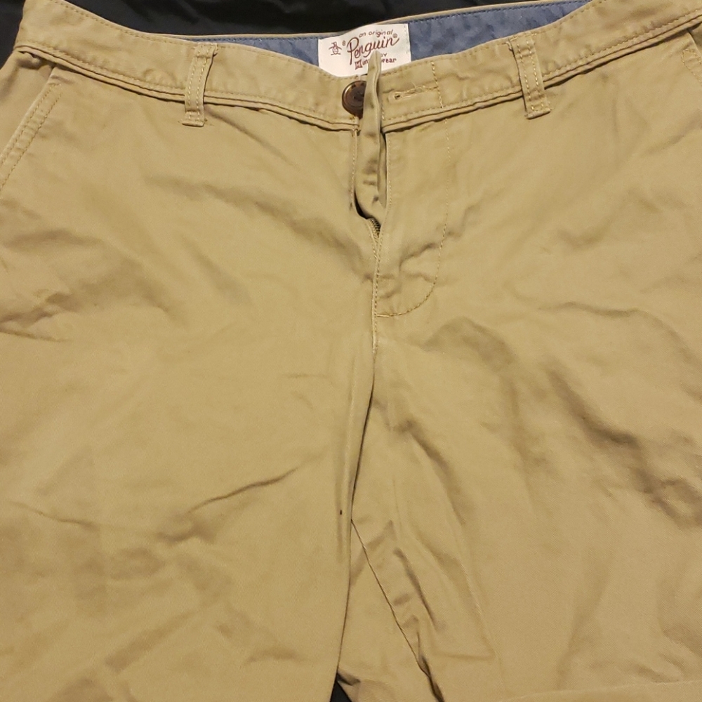 khaki shorts